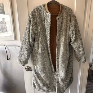 Brown Quilted Women's Coat